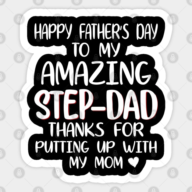 Happy father's day step dad Sticker by WorkMemes